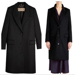 Burberry London wool cashmere tailored coat jacket